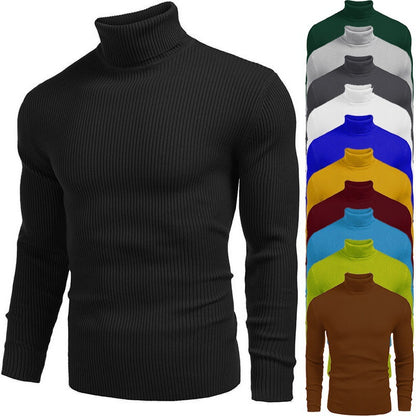 Men'S Sweater Men'S High-Neck Autumn and Winter